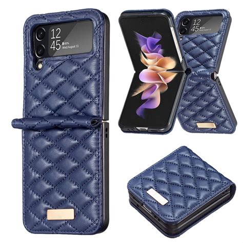 Haobuy Luxury Leather Case Compatible With Samsung Galaxy Z Flip 5 All