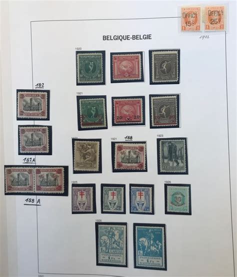 Belgium Lot With Complete Sets And Series On Catawiki