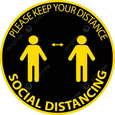maintain social distance  pictograph clip art stand  vector