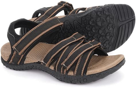 WHITIN Women’s Hiking Sandals with Arch Support | Adjustable Hook and ...