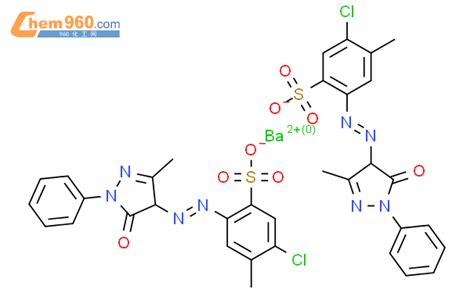 85005 81 8 Barium 2 5 Chloro 4 Methyl 2 3 Methyl 5 Oxo 1 Phenyl 4H