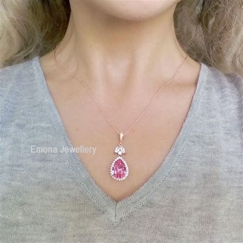 Bridesmaid Jewelry Set Hot Pink Bridal Jewelry Sets Rose Etsy