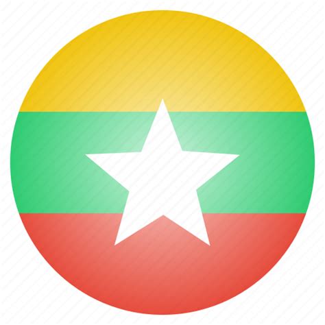 Burma, burmese, country, flag, myanmar, national icon