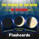 Phases Of The Moon Vocabulary Flashcards In Spanish Printable Tpt