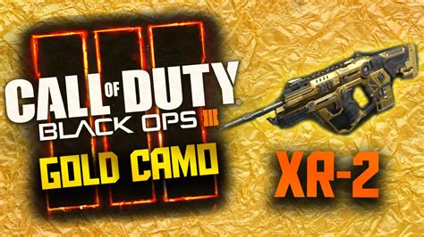 Call Of Duty Black Ops Xr Gold Camo Youtube