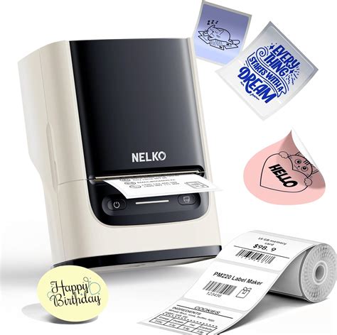 Amazon Nelko PM220 Label Maker Bluethooth Protable Thermal Label