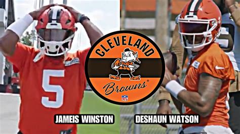 Deshaun Watson Vs Jameis Winston EPIC BATTLE For QB1 At Cleveland