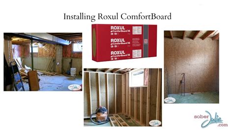 How To Install Roxul Comfortboard Insulation To Insulate A Basement Youtube