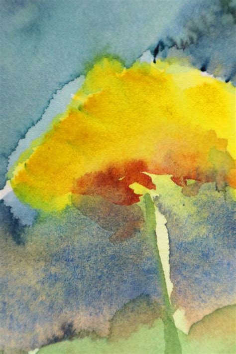 Peindre Des Fleurs Jaunes L Aquarelle Ursula Schichan