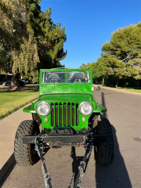 1948 Jeep Willys Runâ€™s Great No Reserve For Sale