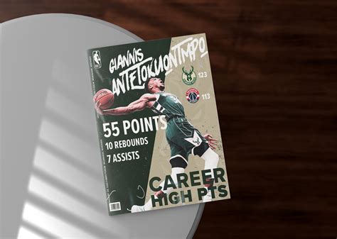 Giannis Career High Graphic on Behance