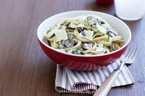 Creamy Mushroom Fettuccine