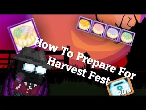 Growtopia How To Prepare For Harvest Festival YouTube