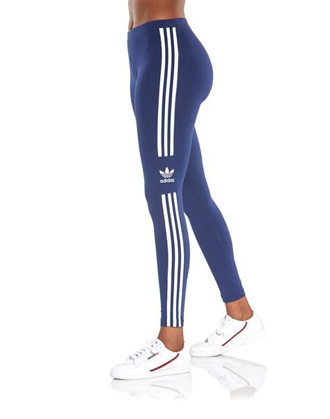 Womens Navy Adidas Originals Trefoil Leggings Life Style Sports