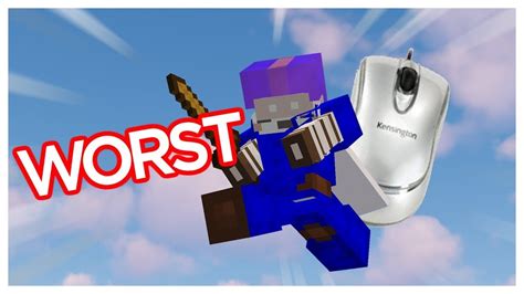 The Worst Mouse For Bedwars Youtube