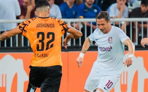 FC Ballkani CFR Cluj 1 1 în Conference League Yuri a salvat o pe