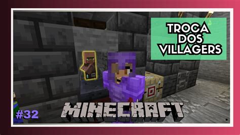 TROCA OS VILLAGERS ESMERALDA FACIL Minecraft YouTube