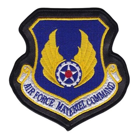 With Leather AFMC Patch | Air Force Materiel Command Patches