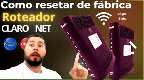 Incr Vel Como Resetar Roteador Claro Emta Docsis Youtube