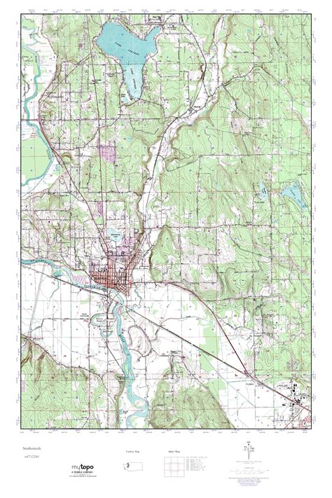 Mytopo Snohomish Washington Usgs Quad Topo Map