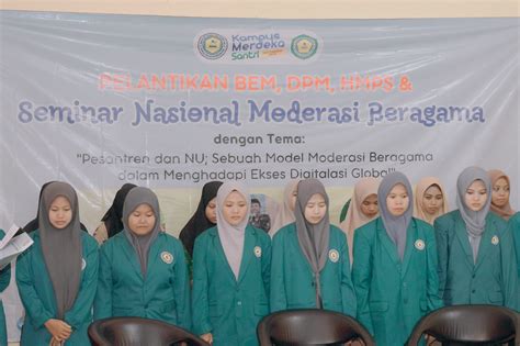 Pelantikan Pengurus Bem Dpm Hmps Seminar Nasional Moderasi Beragama