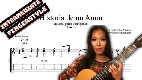 Historia De Un Amor TAB Fingerstyle Classical Guitar Tabs PDF