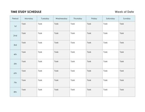 40 Useful Time Study Templates Excel Word Templatelab