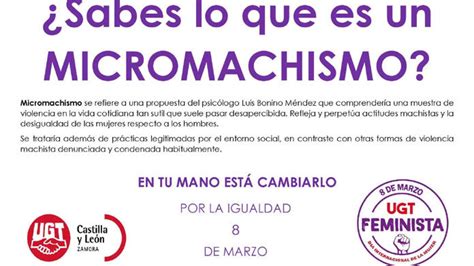 Sabes Lo Que Es Un Micromachismo