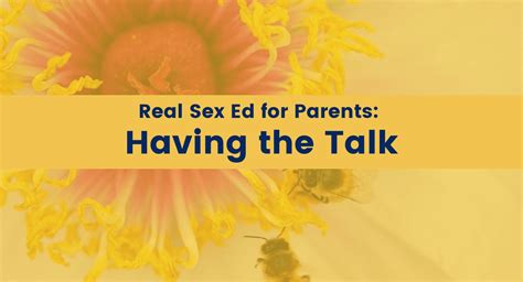 Real Sex Ed For Parents Having The Talk Eros Coaching