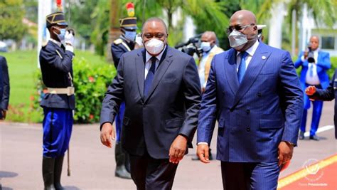 Kenya F Lix Tshisekedi Signe Le Trait De L Adh Sion De La Rdc La