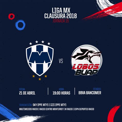 Guía Rayada Rayados vs Lobos BUAP Sitio Oficial del Club de Futbol