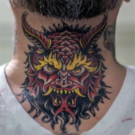 Stunning Throat Tattoos For Men Inspiration Guide Throat