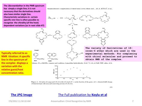 PPT - Chiral Recognition by NMR Spectroscopy- A Theoretical approach. PowerPoint Presentation ...