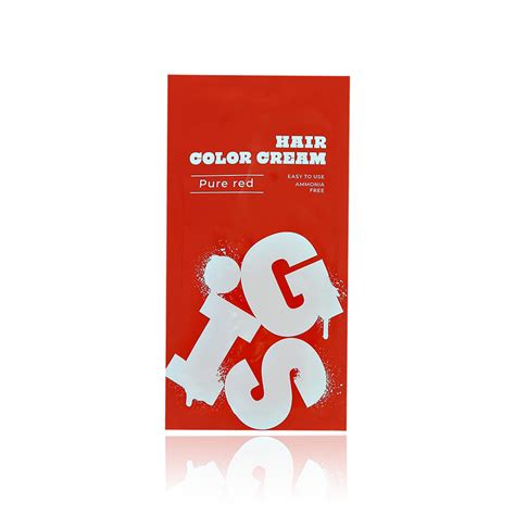 Крем тонирующий для окрашивания волос `GIS` PURE RED 35 г купить в ...