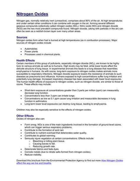Nitrogen Oxides
