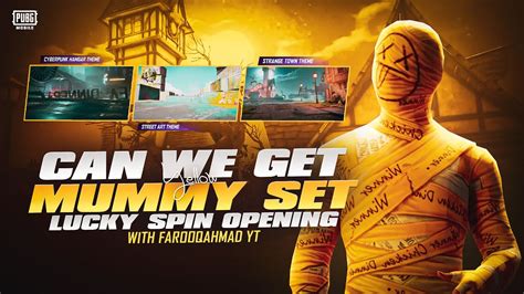 Can We Get Yellow Mummy Set Lucky Spin PUBG MOBILE YouTube