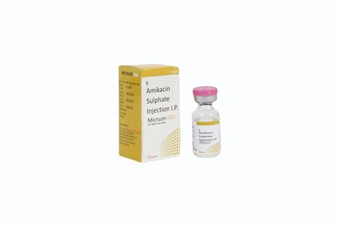 Allopathic Amikacin Sulphate 500 Mg Injection At Rs 120 Piece In