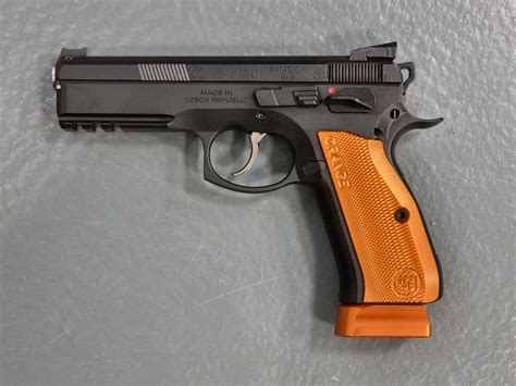 Samonabíjecí pistole CZ 75 SP 01 SHADOW ORANGE KOMISE BEAREKA s r o