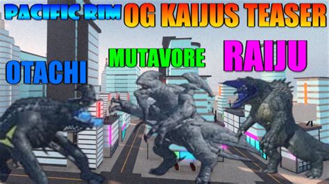 Pacific Rim Kaijus Teaser Explained Kaiju Universe Roblox Youtube