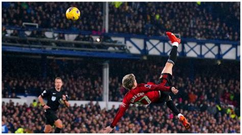 Garnacho: Manchester United's bicycle kick star clinches Premier League goal of the month