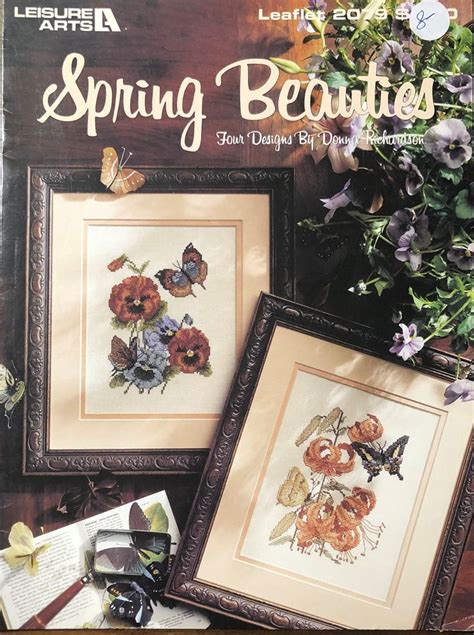 Spring Beauties Counted Cross Stitch Design By Donna Richardson For