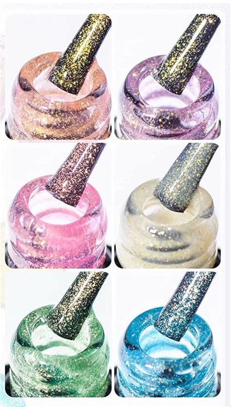 Meet Across Jelly Glitter Nude Mortar And Pestle Nails Glitter