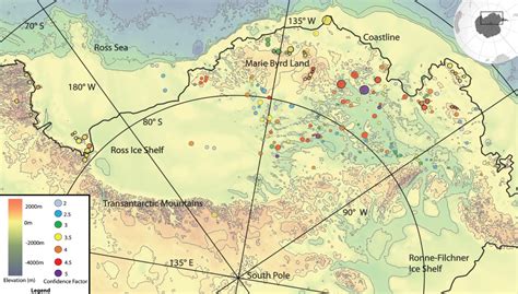 91 New Subglacial Volcanoes Discovered in West Antarctica | Geoscience ...