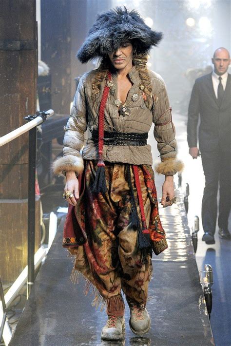 John Galliano Fall Menswear Fashion Show Vogue Men Fashion