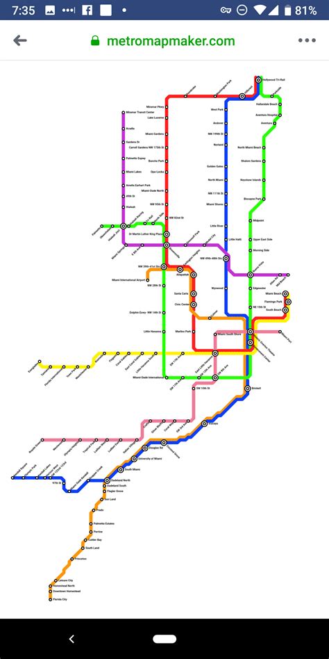 Fictional Miami Metrorail Expansion | Scrolller