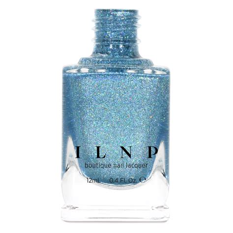 Cold As Ice Icy Blue Ultra Holographic Nail Polish By Ilnp