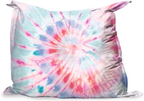 PillowMonkey Zitzak Tie Dye Patroon Blauw 140x100 Cm Binnen