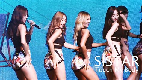 Sistar Touch My Body Live Youtube