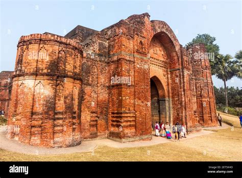 Malda West Bengal India January 2018 Tourists Walk Through The