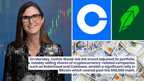 Cathie Wood S Ark Invest Offloads M Worth Of Coinbase Robinhood